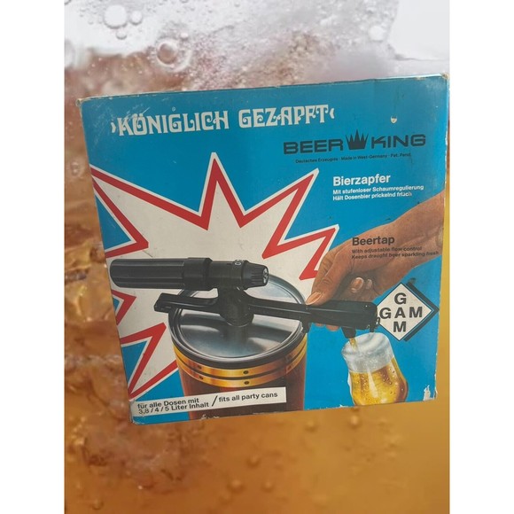 Vintage Grittman Beer King West Germany Koniglich Gezapft Bierzapfer Beer tap - Picture 4 of 4